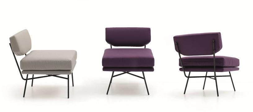 arflex Кресло с тканевой обивкой Elettra sun-id-1505438 - Вид №1