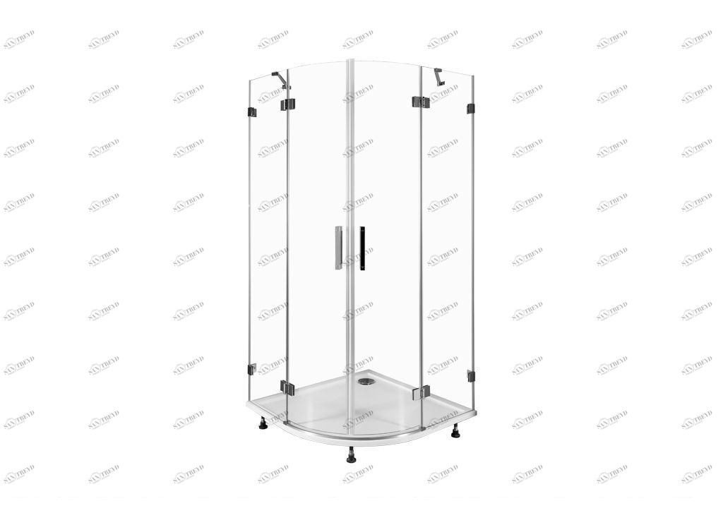 Душевой уголок Aquanet Beta NWD2242 100x100, R550, прозрачное стекло