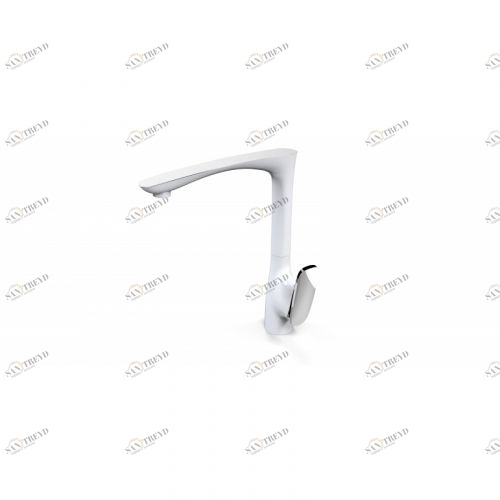 WW MX Арт. ESSEN 606 WT Хром-белый. Смеситель для кухни однорычажный WeltWasser WWMXАРТESSEN606WTХРОМБЕЛЫЙСМЕСИТЕЛЬДЛЯКУХНИОДНОРЫЧАЖНЫЙ