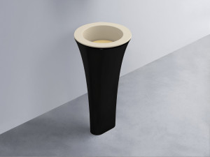 AMLA45-LN+AMPILT-CN+AMCOLT-N Раковина Amedeo Tondo отдельностоящая cielo Enjoy + Amedeo