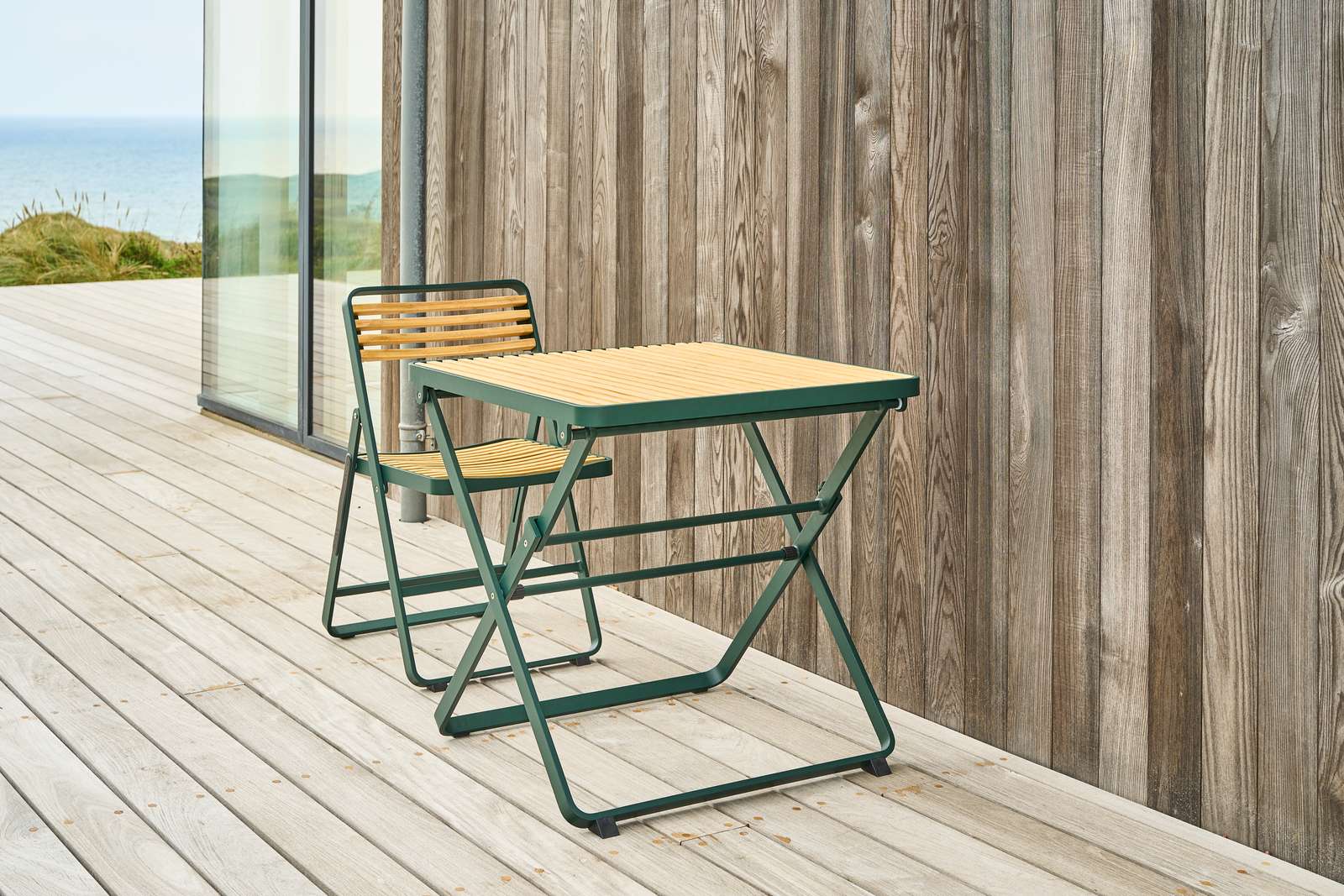 Складной стул из алюминия и бамбука с открытой спинкой Mindo Mindo 121 ARCH-00150806 - Вид №5