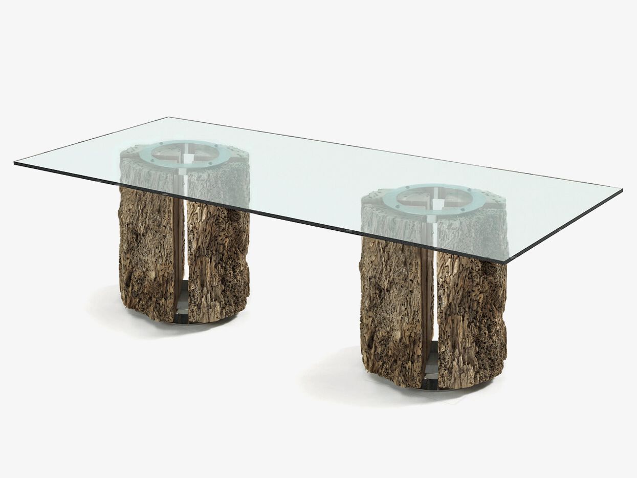 Прямоугольный стеклянный стол Riva 1920 Briccole ARCH-00099151 - Вид №1