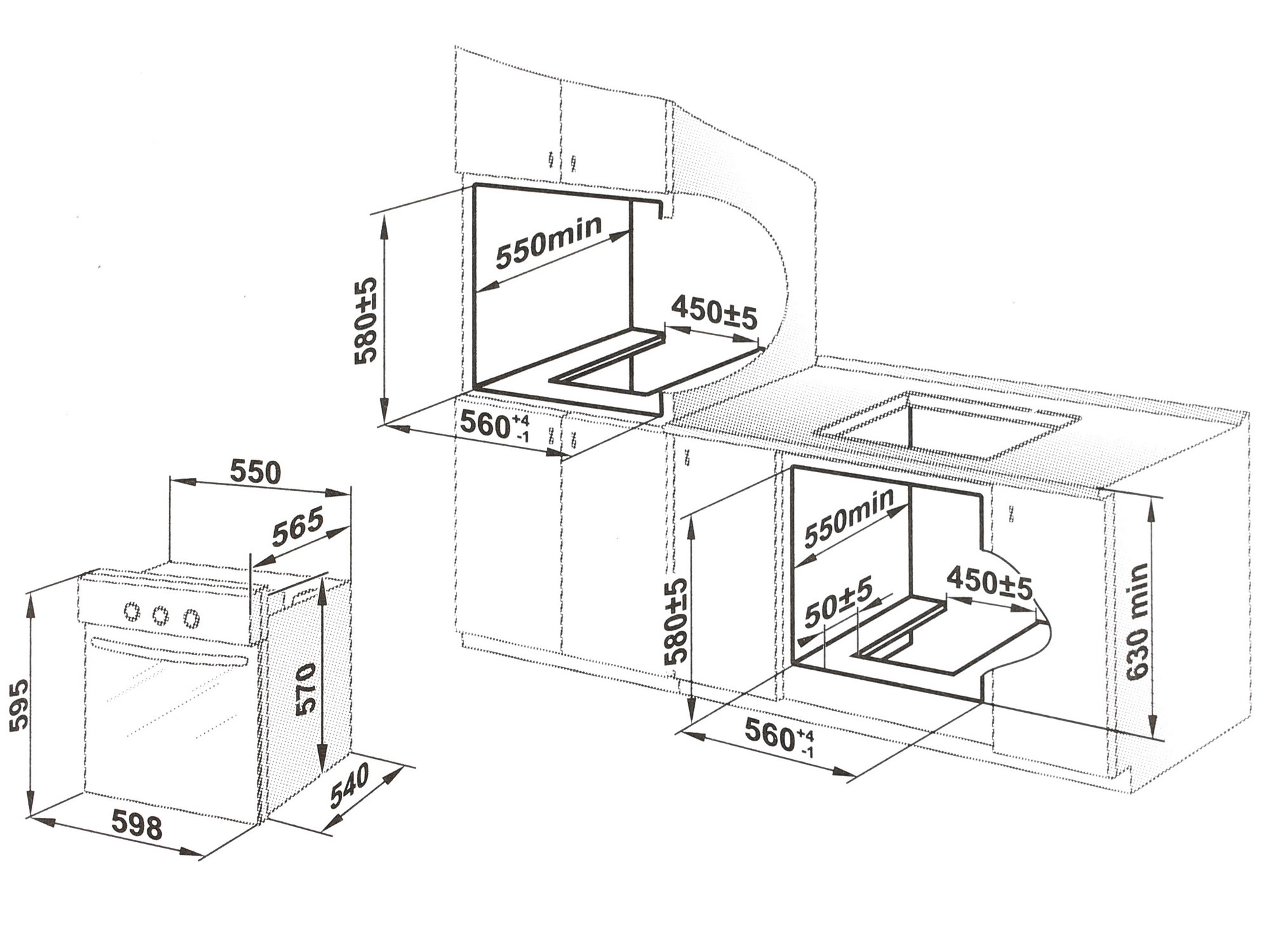 1107841 Газовый духовой шкаф Gefest ДГЭ 601-01 А STDN-0117437 - Вид №7