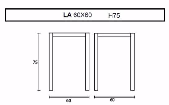 Inday Садовый стол квадратный из hpl La sun-id-1425076 - Вид №4