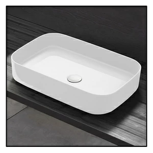 SHCOLAR60 Накладная раковина на столешницу  прямоугольная Ceramica Cielo