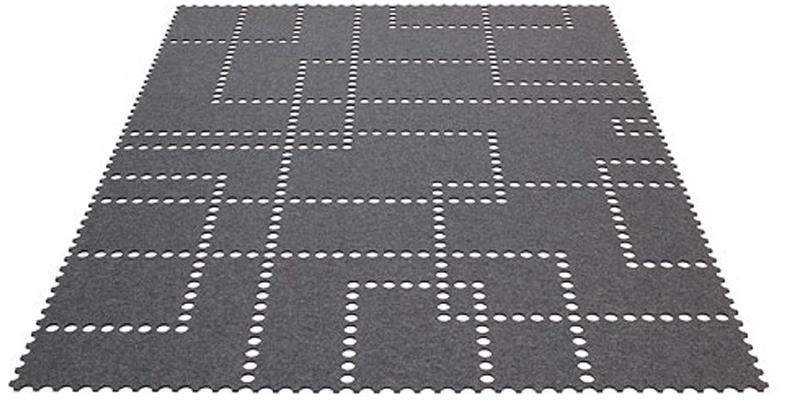 HEY-SIGN Однотонный войлочный коврик Stamp sun-id-1420721 - Вид №1