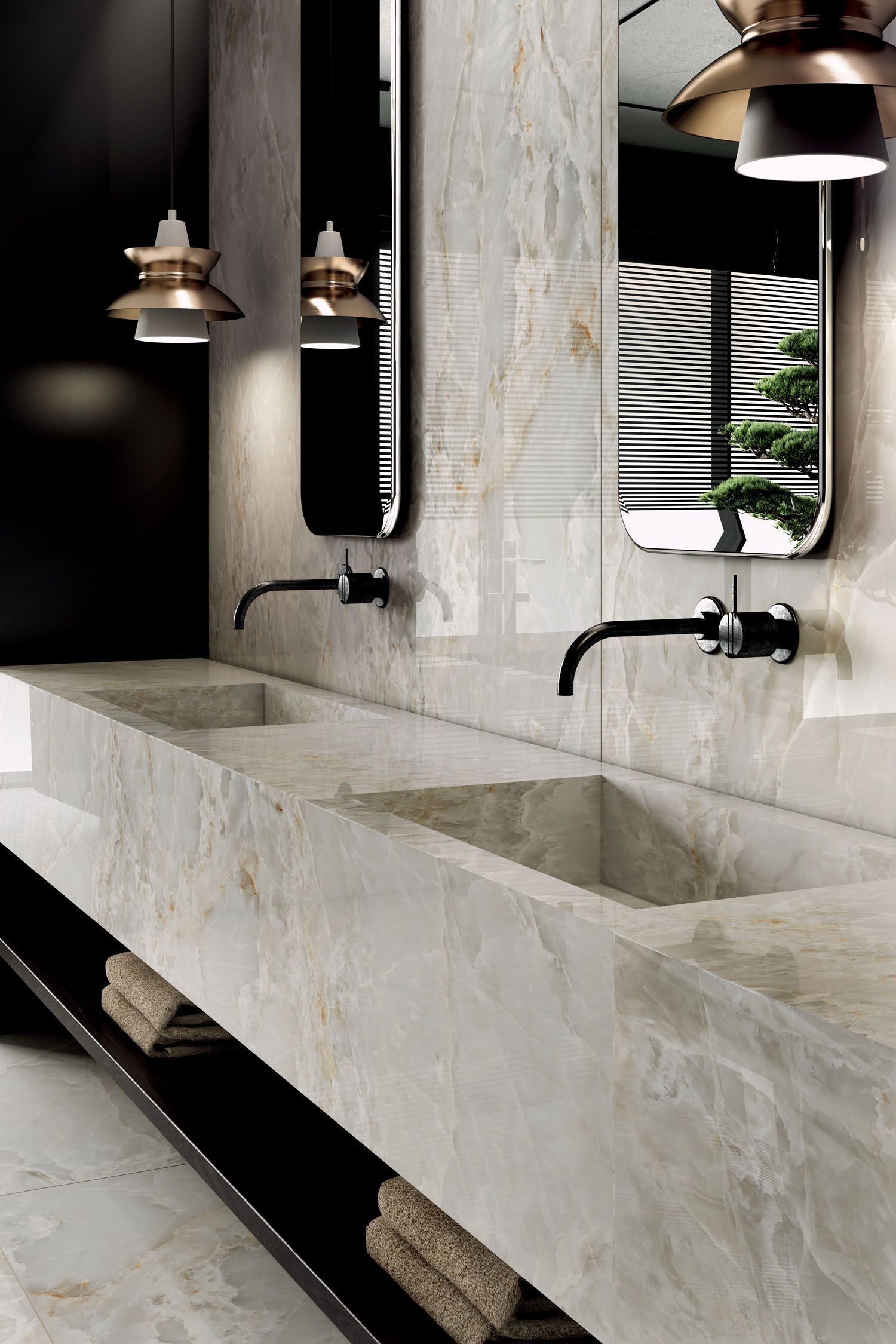 Керамогранит / напольное покрытие из ламинированного керамогранита с мраморным эффектом COTTO D'ESTE Starlight ARCH-00055203 - Вид №7