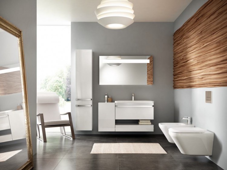 R4315WG Узкий пенал 35 см Ideal Standard TONIC II - Вид №3