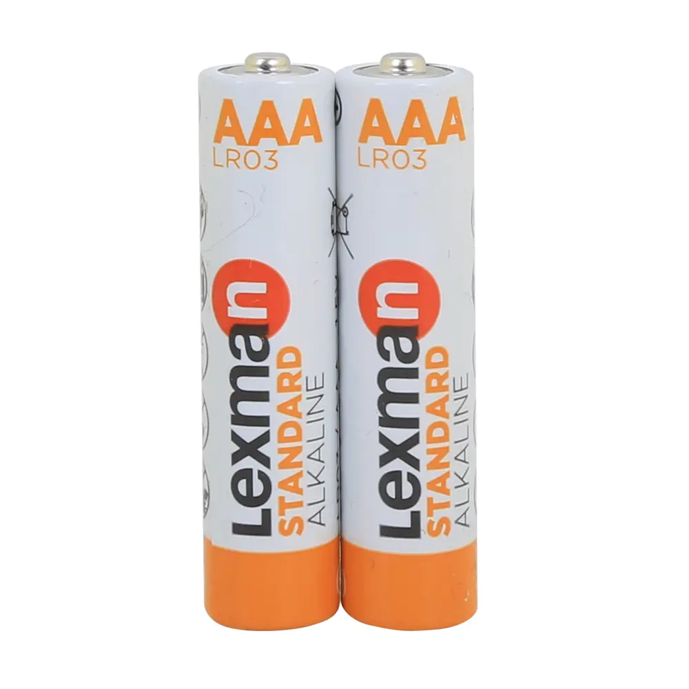 Батарейка Lexman Standard AAA (LR03) алкалиновая 2 шт STLM-2197406 - Вид №1