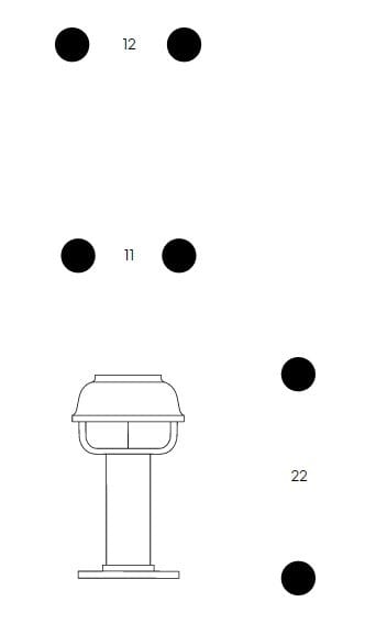 Стальная настольная лампа с порошковым покрытием Artek ARCH-00115791 - Вид №2