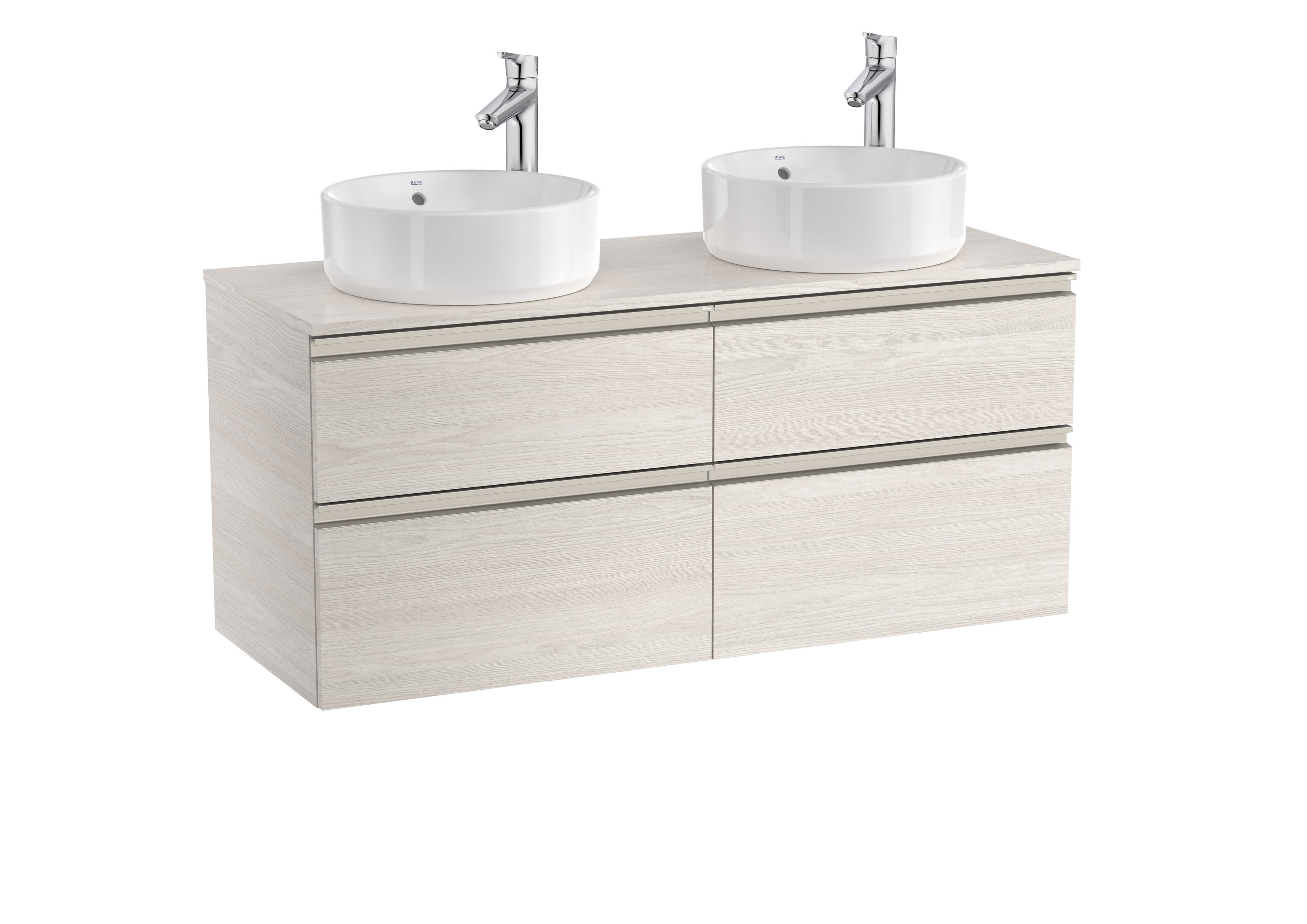 Деревянный двойной умывальник с ящиками Roca The Gap ARCH-00074708