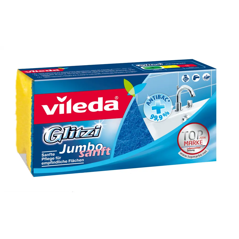 Губка для ванной комнаты Vileda «Джамбо» 82433881 STLM-2168335  - Вид №4