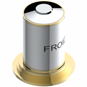 G2T-36/C Вентиль 3/4" набортный для холодной воды Thg-paris Faubourg metal Хром/золото