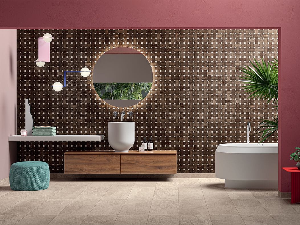 Пол / облицовка керамогранита с эффектом камня CERAMICA FONDOVALLE Planeto ARCH-00049657