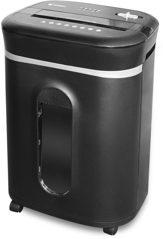 УМ28-5 Уничтожитель документов , din p-5 (5 ур-нь секр.), фрагмент 1,9х12мм, 14 лист (70г/м2), cd/пл.карты/скрепки/скобы, 28 литров Гелеос Santreyd  - Вид №5