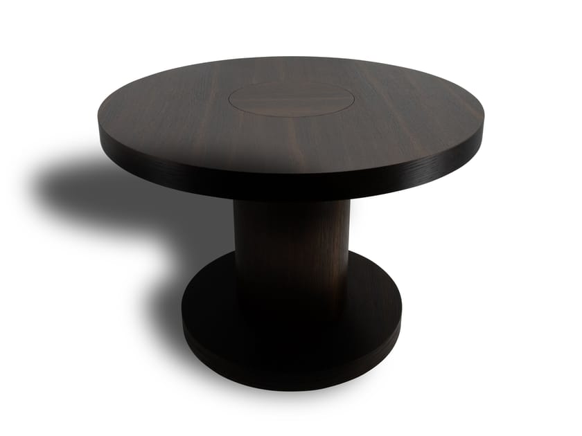 Круглый журнальный столик из дуба Natuzzi Italia храм ARCH-00005439