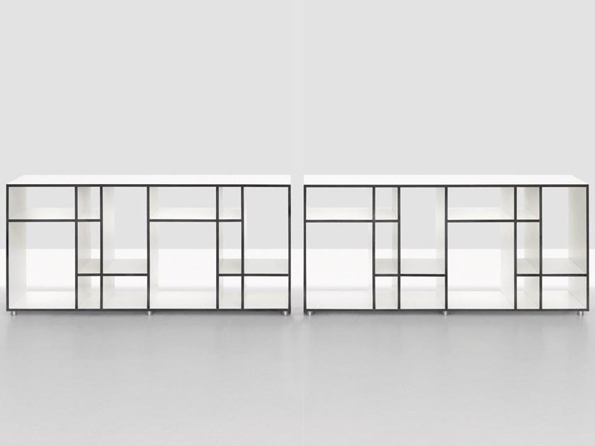 ZEITRAUM Открытый самонесущий двухсторонний книжный шкаф sun-id-1385445 - Вид №1