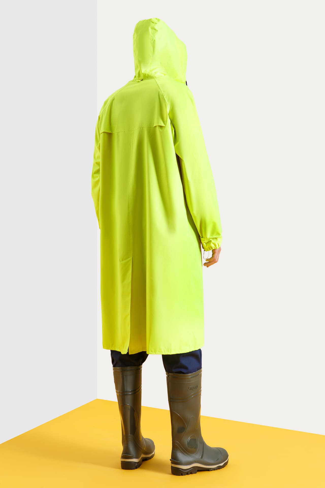 4958075 Плащ влагозащитный " WPL" лимонный POSEIDON  Непромокаемая спецодежда  размер 60-62  - Вид №4