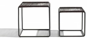 MissoniHome Квадратный кожаный журнальный столик Cordula