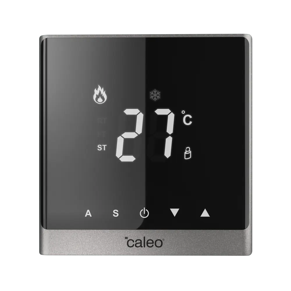 CALEO C732 — цифровой терморегулятор для теплого пола серебристый 86480624