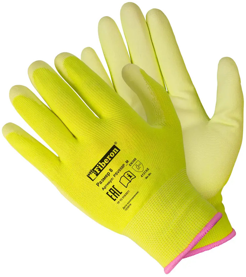 Fiberon Сверх - полиэстеровые перчатки для сада и быта 89125268