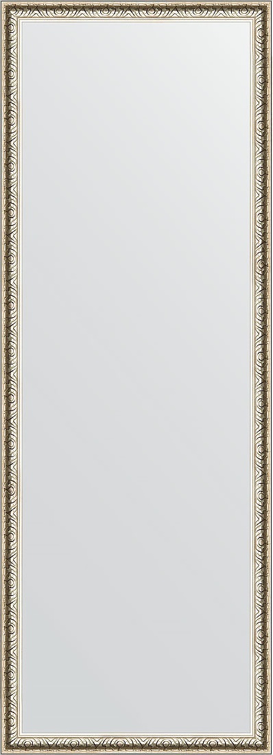 BY 1065 Зеркало в багетной раме - мельхиор 41 mm EVOFORM Definite