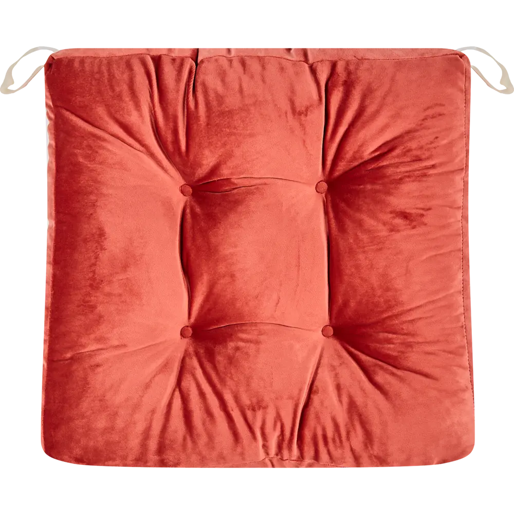 Подушка для стула Jimena 40x40 см цвет красный 83228228 STLM-2156550 SEASONS 