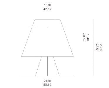 Полиэстер светодиодный торшер с диммером Eden Design °XL (amp) ARCH-00031090 - Вид №4