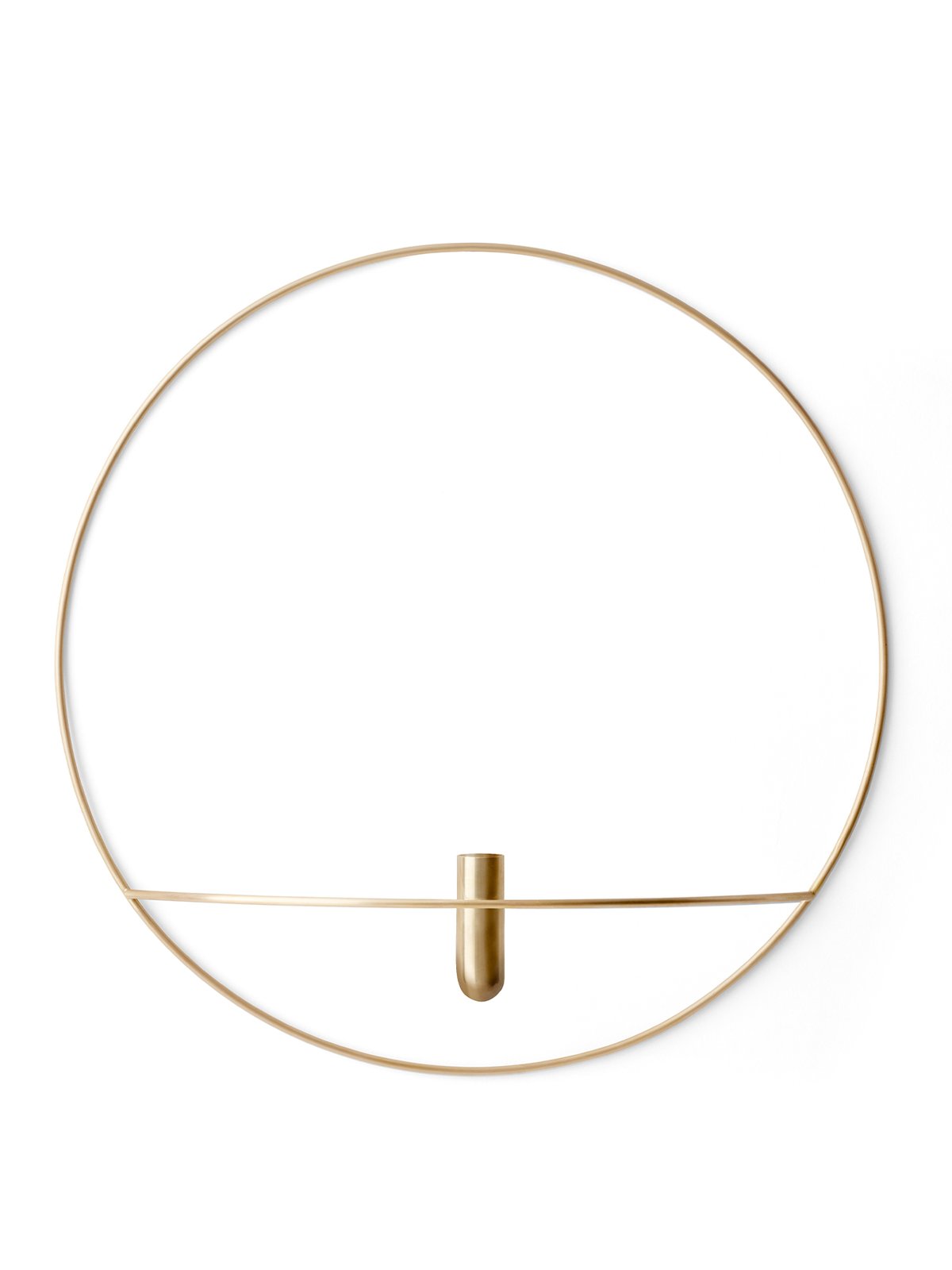 4815839 MENU Круглая ваза / подсвечник POV Латунь 