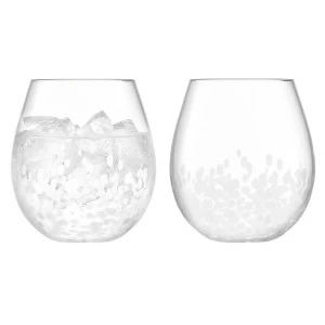 Набор из 2 тумблеров 425 мл Stipple LSA INTERNATIONAL STIPPLE 00-3863302 Белый