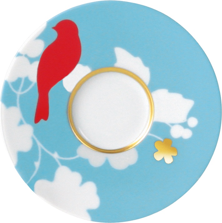 10582775 Sieger by Furstenberg Чашка для эспрессо закругл. с блюдцем Sieger by Furstenberg "Мой фарфор! Сад императора" 80мл Фарфор 