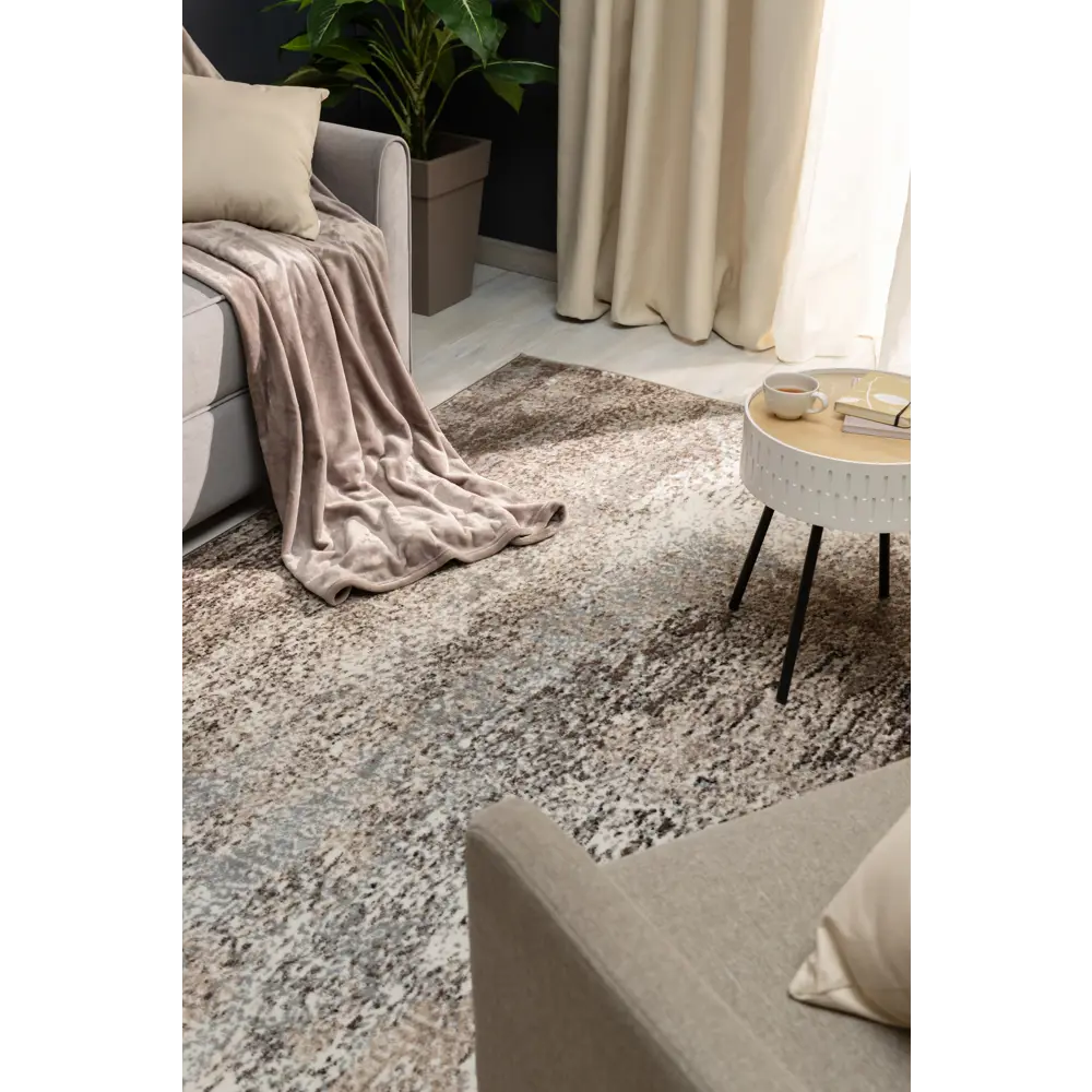 Ковер Santreyd Скай L020 бежевый для гостиной и кухни 250x350 см 84268384 STLM-0047951 - Вид №5