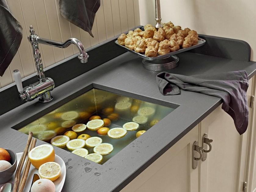 Caroti Кухня из лакированной древесины с островом  Prop. 847  - Вид №11