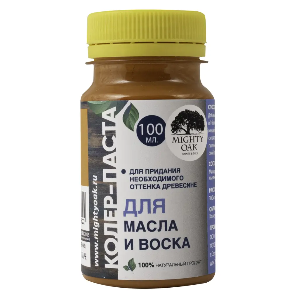 Колер-паста MIGHTY OAK для тонирования древесины цвет Сосна 100 мл 82767695 STLM-0035707 - Вид №1