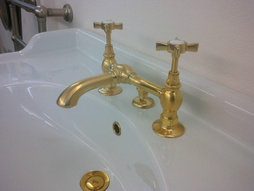 BLEU PROVENCE Смеситель для раковины на 2 отверстия из латуни Rubinetti per lavabo Rl1013 - Вид №2