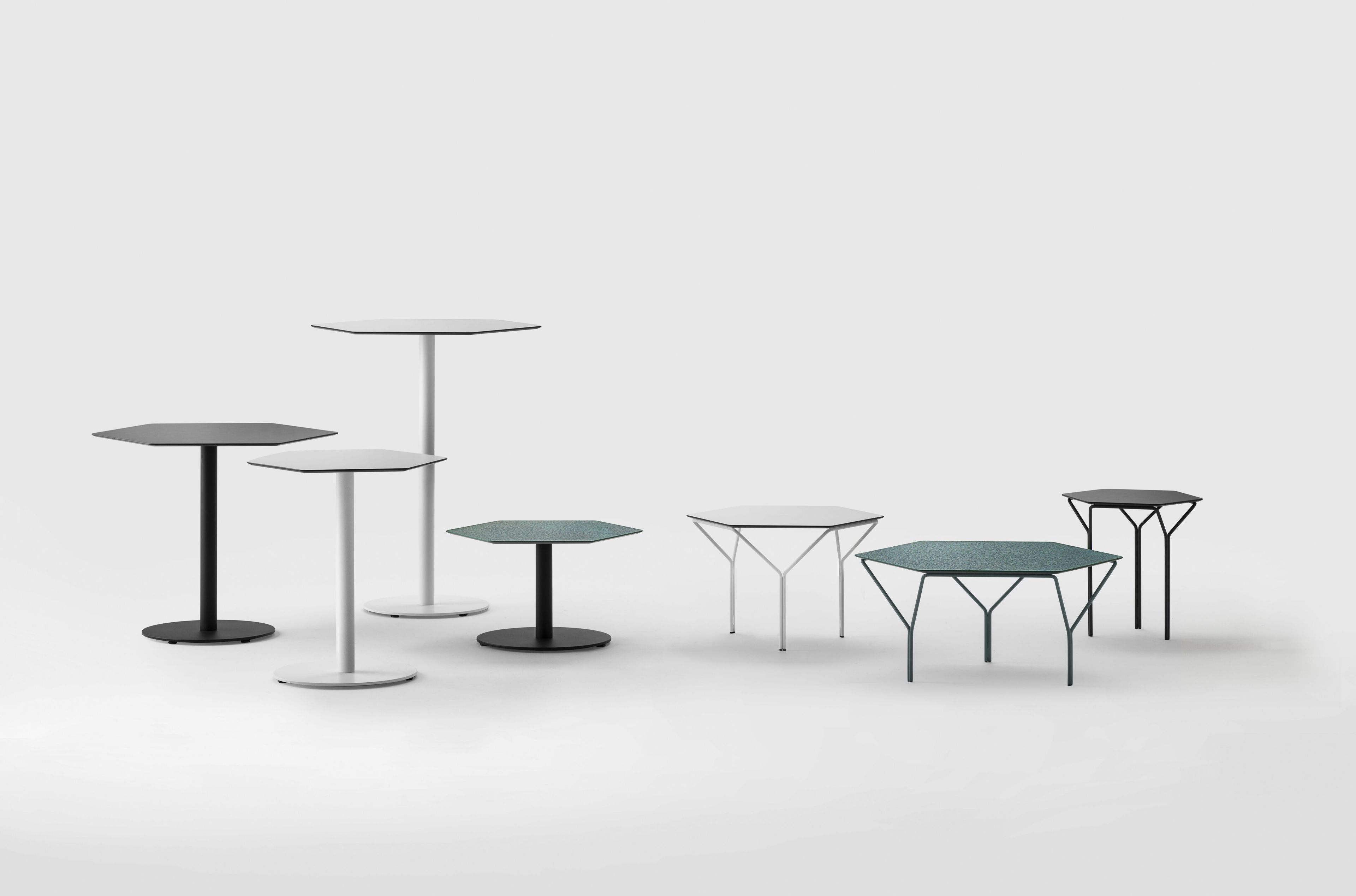 Деревянный шестиугольный стол Kastel Kyu ARCH-00133613 - Вид №1