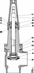 Danfoss SVA-L — запорные клапаны с удлиненным штоком SVA-L 15 D STR CAP Запорный клапан 148B5251  - Вид №7