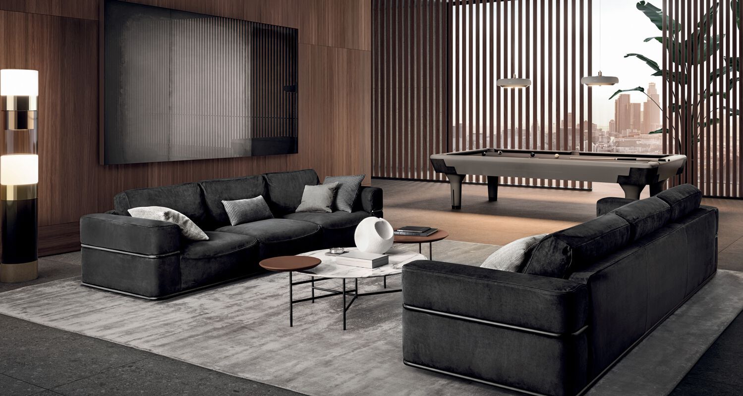 3-местный кожаный диван i 4 Mariani Twibe ARCH-00074724 - Вид №2