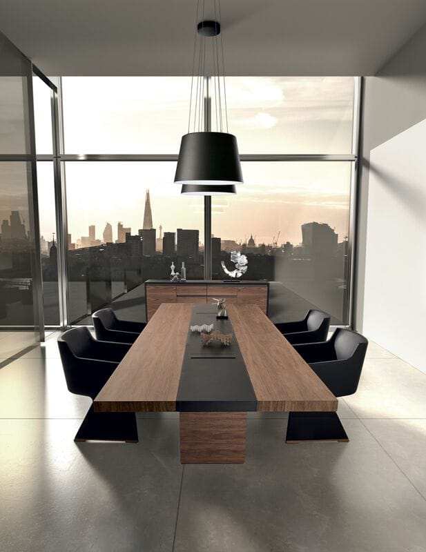 Кожаный стул для конференций с подлокотниками i 4 Mariani OPHY ARCH-00087892 - Вид №2