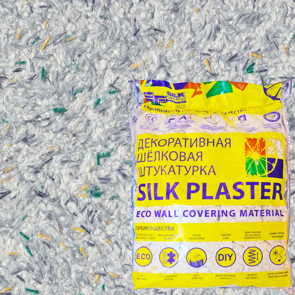 Жидкие обои Silk Plaster Стандарт 020 0.9 кг цвет синий 82453422 STLM-2143915 