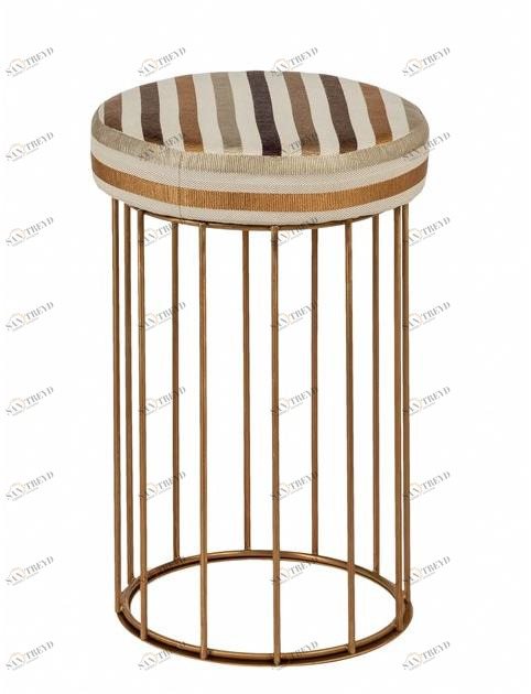 Il Bronzetto Пуф с мягкой подкладкой из латуни Cage Cag08 s_m_l