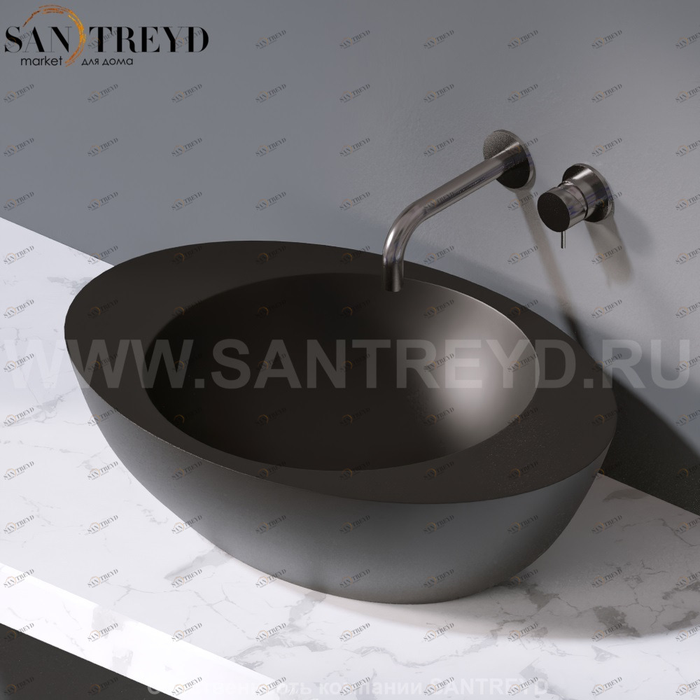 L269.105 Накладная раковина на столешницу  овальная A. e T. Italia ACCENT AeT ITALIA