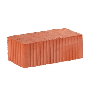 Кирпич строительный полнотелый Рифленый M175 терракотовый 250x120x88 мм 1,4 НФ