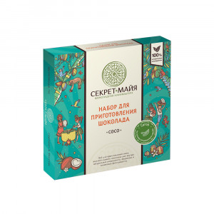 431 Набор для приготовления шоколада Coco Carob 330 г Секрет Майя