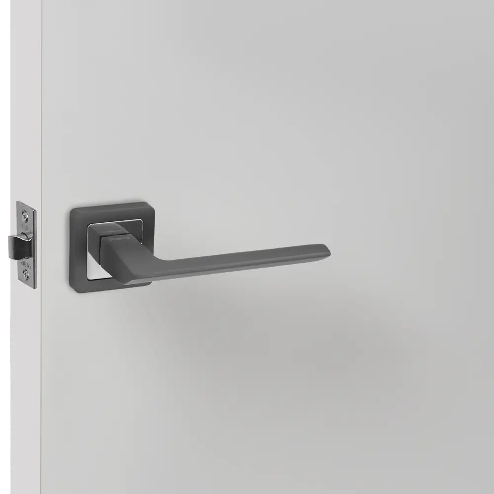 Дверные ручки PUNTO Blade графит для межкомнатных и входных дверей 85203506 STLM-0059864 - Вид №4
