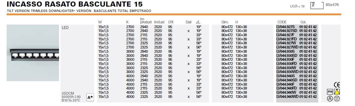 Многоступенчатый светодиодный прожектор Lucifero's рычаг ARCH-00066024 - Вид №11
