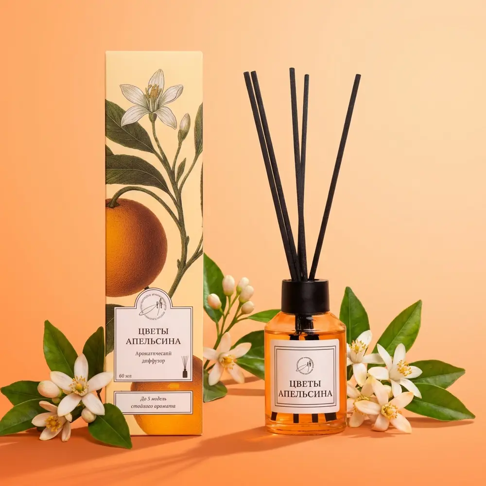 Ароматический диффузор Aroma Harmony Цветы апельсина 60 мл 89440618 STLM-2093213 