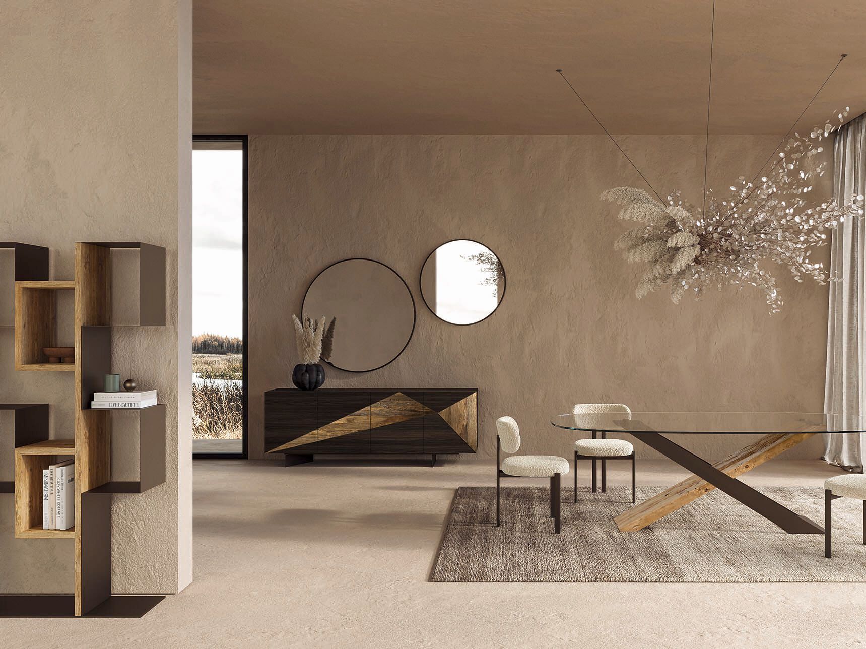 Шкаф из массива дерева с распашными дверями Naturedesign Origin ARCH-00042205 - Вид №3