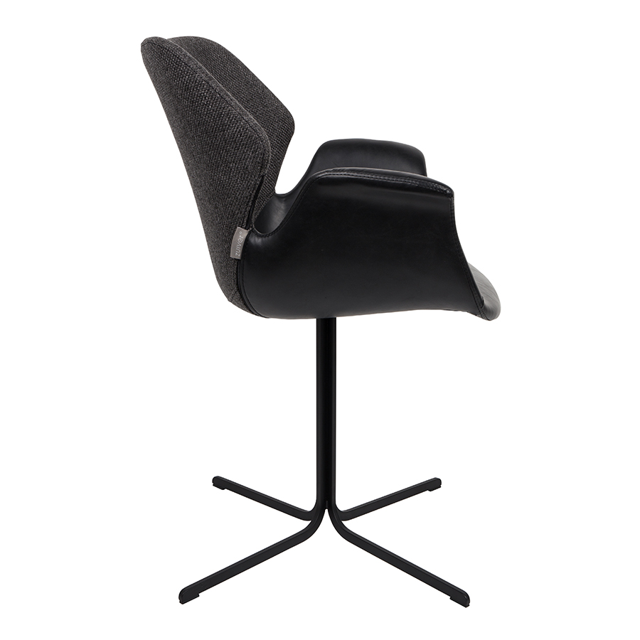 Кресло Nikki черное Zuiver 1200138 - Вид №3