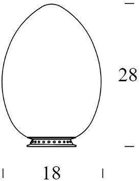 FontanaArte Светодиодная настольная лампа Uovo sun-id-1459786 - Вид №2